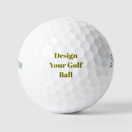 カスタム Srixon Soft Feel 13 ゴルフボール (正面)