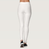 カスタム Stay In Shape フィットネス 白 レギンス (裏面)