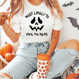 カスタム Steal The Treats ハロウィンTシャツ Tシャツ