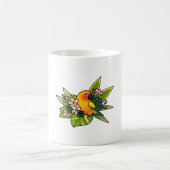 カスタム- Sun Conure コーヒーマグカップ (中央)