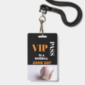カスタム VIP 野球ゲーム オールアクセスパス VIP バッジ (正面（ネックストラップ付）)