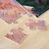 カスタム Zion National Park Angels Landing Vibrant ジグソーパズル (側面)