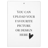 カスタムA4サイズ クリップボード (裏面)