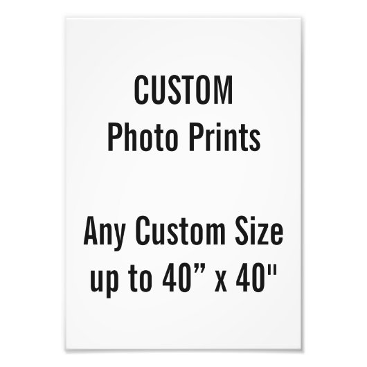 カスタムA4フォトプリントUKフレームサイズ フォトプリント            (正面)