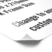 カスタムA5フォトプリントUKフレームサイズ フォトプリント (角)