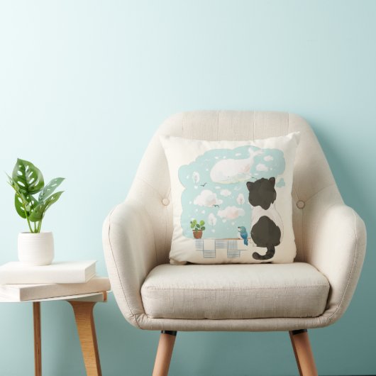 [カスタムA Cat's Day] - Daydream Cloud Glazing クッション (椅子)
