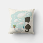 [カスタムA Cat's Day] - Daydream Cloud Glazing クッション (正面)