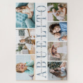 カスタムAbuelito孫フォトコラージュ ジグソーパズル (縦)