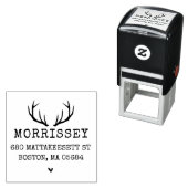 カスタムAddress Deer〔雄ジカの〕枝角 セルフインキングスタンプ (インサイチュ)