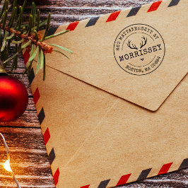 カスタムAddress Deer〔雄ジカの〕枝角 セルフインキングスタンプ