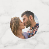 カスタムAdorableの結婚Add Photo Table紙吹雪 コンフェッティ (スモール正面)