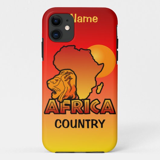 カスタムAFRICA iPhone 5ケース・メイト Case-Mate iPhoneケース (裏面)