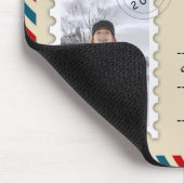 カスタムAirmail 2家族の写真と名前マウスパッド マウスパッド (コーナー)