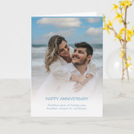 カスタムAnniversaryモダン Photo Card カード