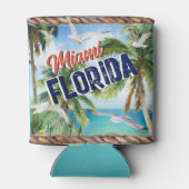 カスタムANYトロピカルビーチバケーションサカッコいいーフショップ 缶クーラー (裏面)