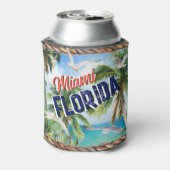 カスタムANYトロピカルビーチバケーションサカッコいいーフショップ 缶クーラー (缶裏面)