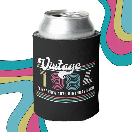 カスタムAny Ageヴィンテージフォト誕生日ビークールル 缶クーラー
