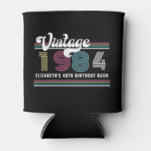 カスタムAny Ageヴィンテージフォト誕生日ビークールル 缶クーラー (正面)