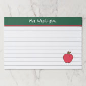 カスタムApple Large Desk Notepad ペーパーパッド (正面)