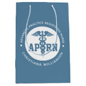 カスタムAPRN Advanced Practice登録ナース ミディアムペーパーバッグ (正面)