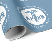 カスタムAPRN Advanced Practice登録ナース ラッピングペーパー (ロールコーナー)