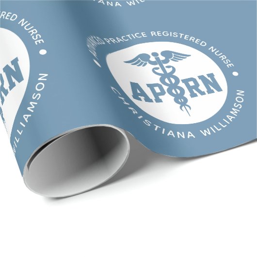カスタムAPRN Advanced Practice登録ナース ラッピングペーパー (ロールコーナー)