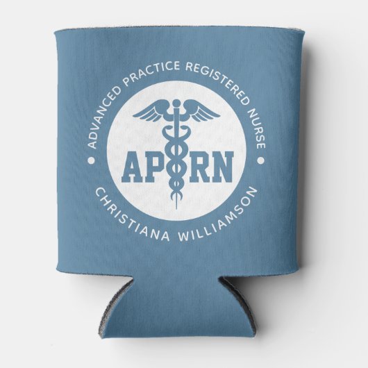 カスタムAPRN Advanced Practice登録ナース 缶クーラー (正面)
