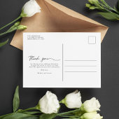 カスタムArch Photo's 結婚 Thank You ポストカード