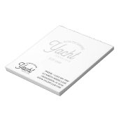 カスタムArch Scriptロゴプロフェッショナル事業 ノートパッド (回転)