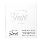 カスタムArch Scriptロゴプロフェッショナル事業 ノートパッド (正面)