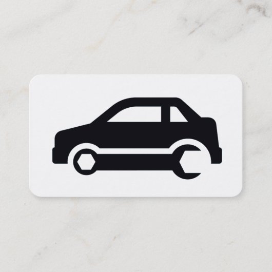 カスタムAuto Repair名刺 名刺 (裏面)