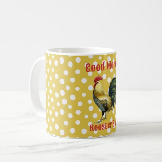 カスタムB & Bカントリーロースターファームハウスコーヒーマグ コーヒーマグカップ (正面左)