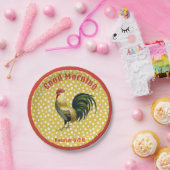 カスタムB & Bカントリーロースターファームハウス ペーパープレート (パーティー)