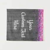 カスタムBackdrop Birthday Partyフォトブースピンク タペストリー (正面(横))