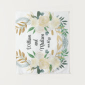 カスタムBackdrop Wedding Receivement Photo Booth Prop タペストリー (正面)