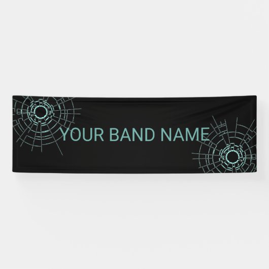 カスタムBand Merch DJ Rock Show Music Gig Banner 横断幕 (横)