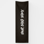 カスタムBand Merch DJ Rock Show Music Gig Banner 横断幕 (縦)