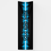 カスタムBand Merch DJ Rock Show Music Gig Banner 横断幕 (縦)