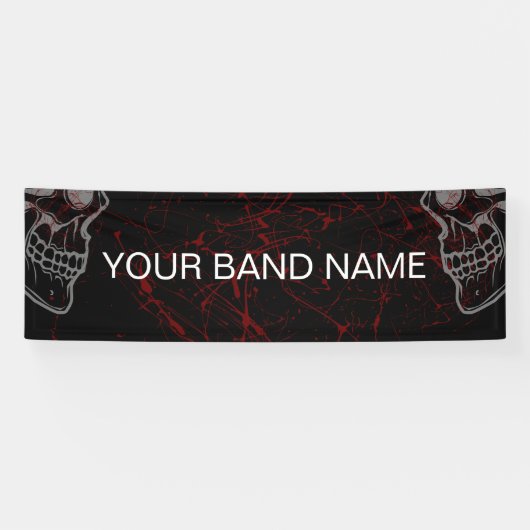 カスタムBand Merch DJ Rock Show Music Gig Banner 横断幕 (横)