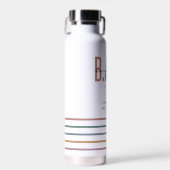 カスタムBArch建築学士卒業 ウォーターボトル (正面)