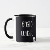 カスタムBASIC WITCH w猫ギフトおもしろいエステクールィ マグカップ (左)