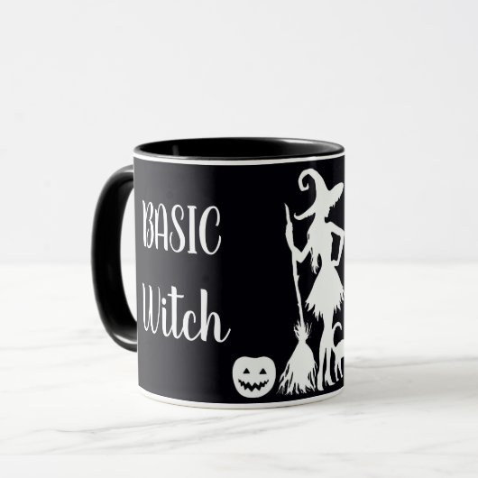 カスタムBASIC WITCH w猫ギフトおもしろいエステクールィ マグカップ (正面左)