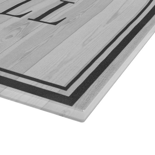 カスタムBBQカップル名素朴結婚ギフト カッティングボード (角)