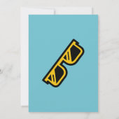 カスタムBBQパーティーサマーポップ・アートのアーパーソナライズされた 招待状 (裏面)