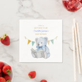カスタムBearの読本Baby Shower スタンダードカクテルナプキン (インサイチュ)
