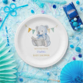 カスタムBearの読本Baby Shower ペーパープレート (パーティー)
