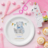 カスタムBearの読本Baby Shower ペーパープレート (パーティー)