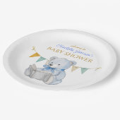カスタムBearの読本Baby Shower ペーパープレート (アングル)