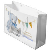 カスタムBearの読本Baby Shower ラージペーパーバッグ (正面アングル)