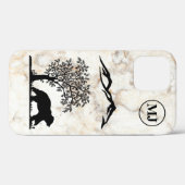 カスタムBearシルエットApple iPhone 12タフケース Case-Mate iPhoneケース (裏面 (横))